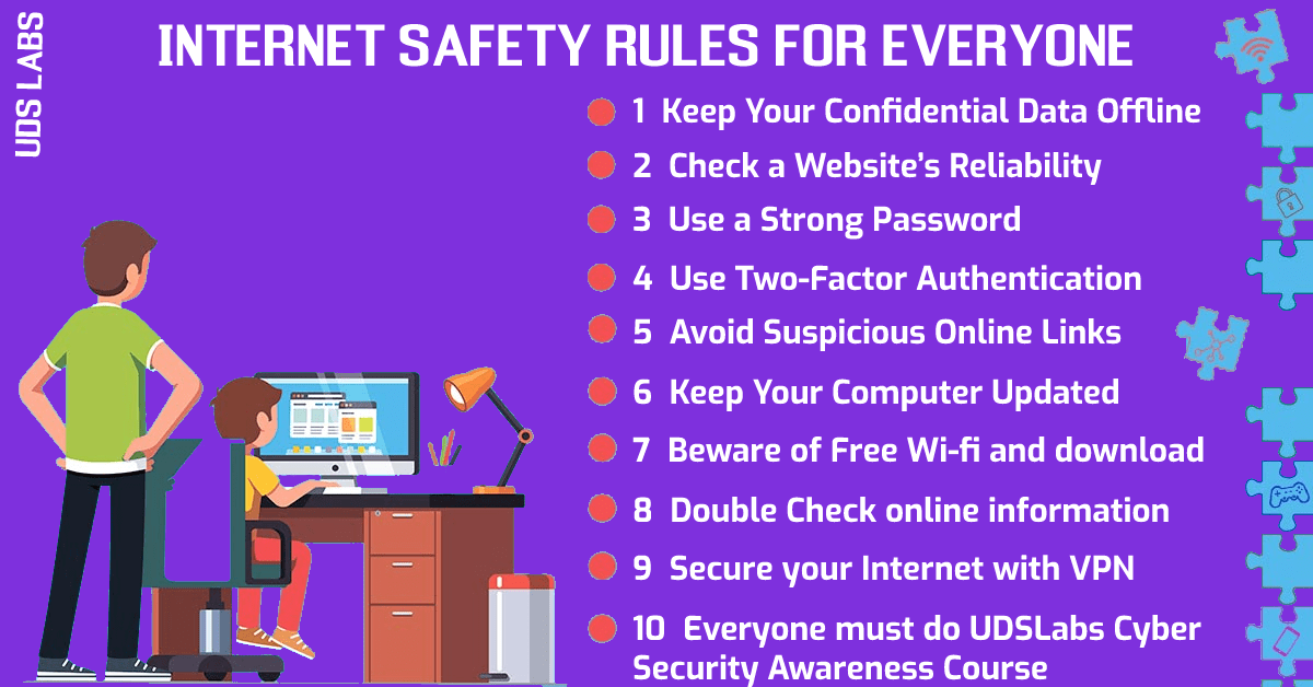 Top 15 Internet Safety Rules For Everyone UDS Labs